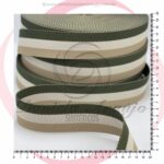 ALÇA CHIC 0118 VERDE MUSGO-NATURAL-BEGE  (5m/40mm)