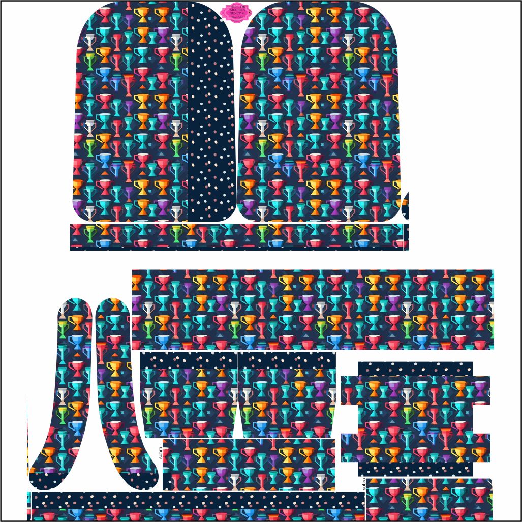419-136 B MOCHILA PRINCY - 419-136 - Imagem 1