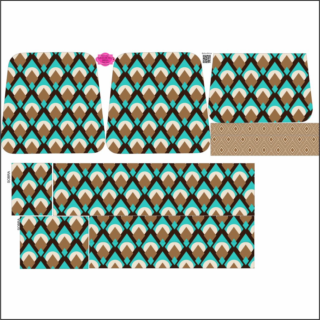 467 - 42 BOLSA DE MAO BRISA B BOLSA DE MAO BRISA 467-42 - Imagem 1