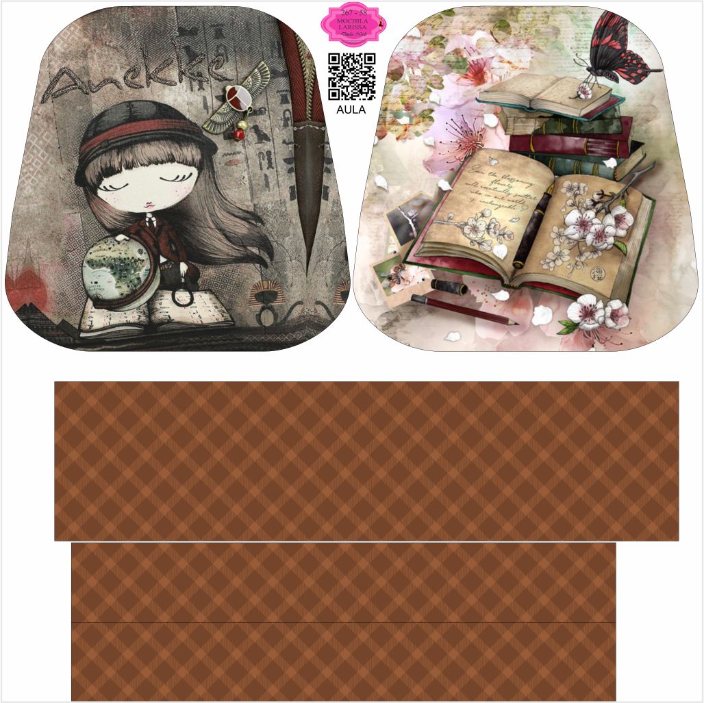 267 - 58 MOCHILA LARISSA CJ B MOCHILA LARISSA - 267-58 - Imagem 1