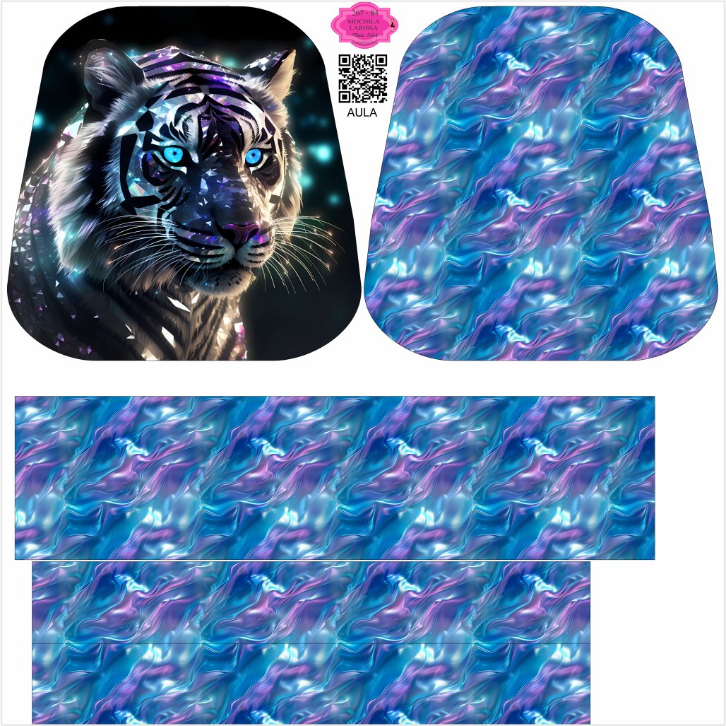 267 - 84 MOCHILA LARISSA - CJ B MOCHILA LARISSA - 267-84 - Imagem 1