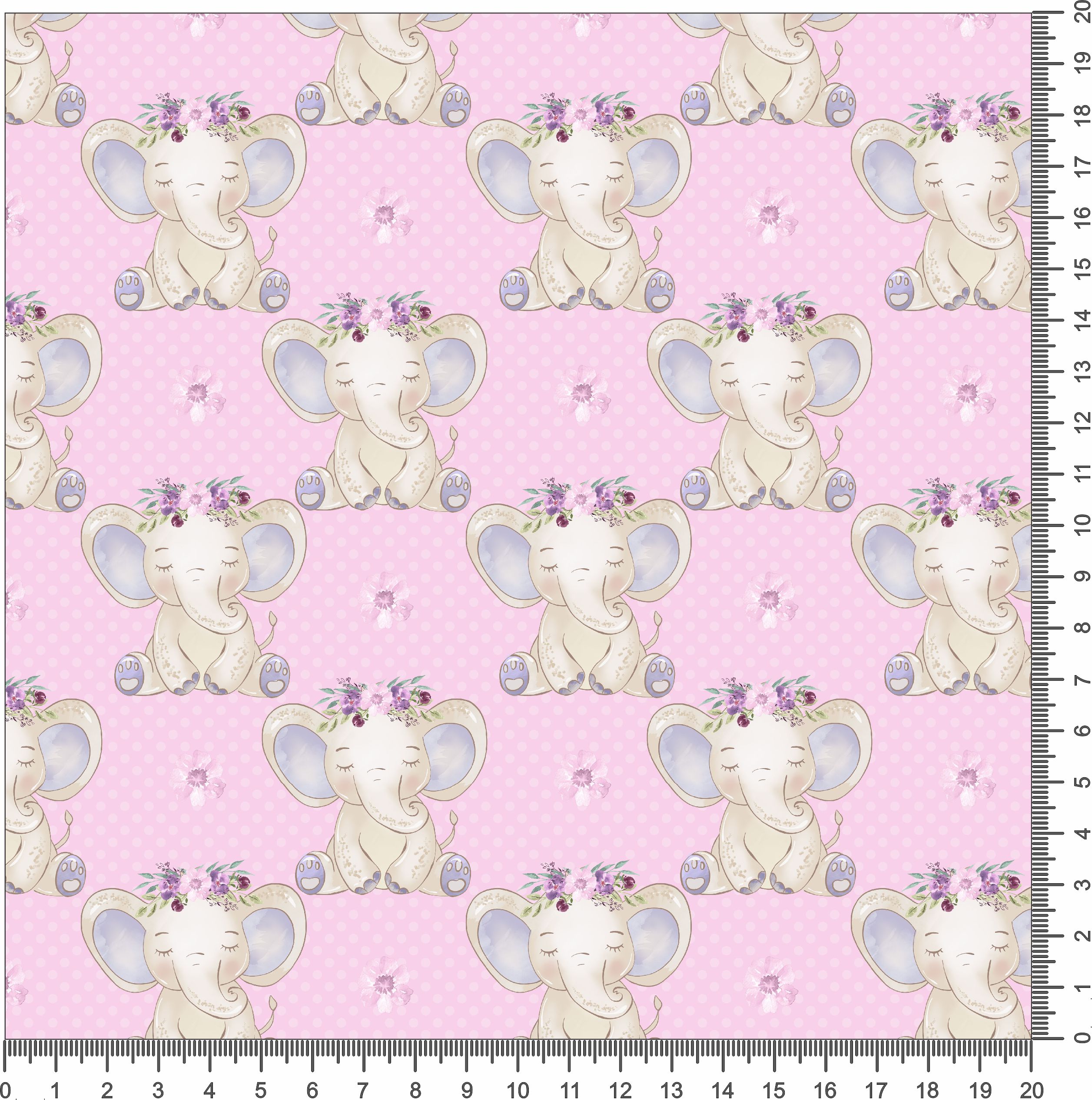 37829 - 1 ELEFANTINHA FLORAL - 37829 - 1 - Imagem 1