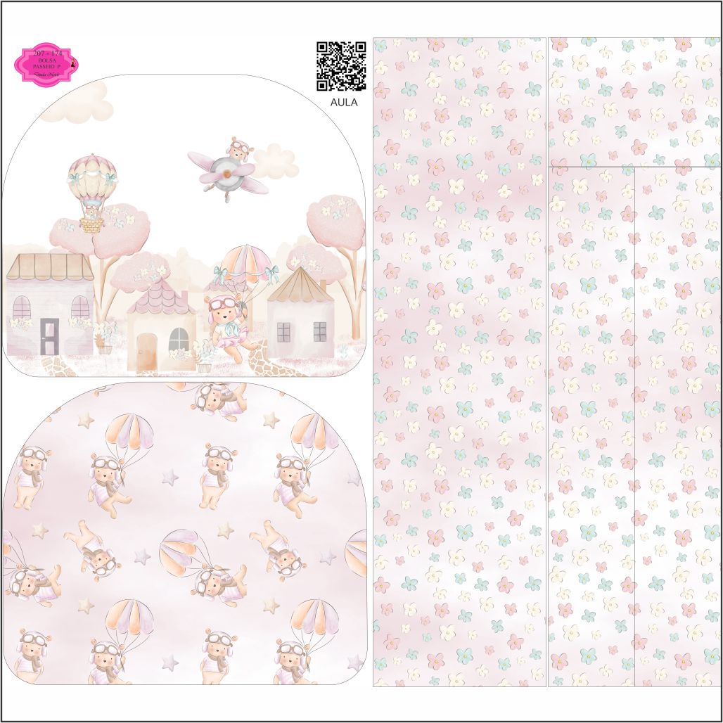 207 - 174 BOLSA PASSEIO P BOLSA PASSEIO 207-174 - Imagem 1