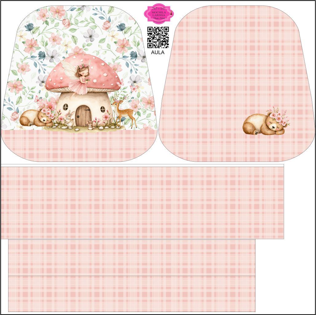 267 - 141 MOCHILA LARISSA.jpg 2 MOCHILA LARISSA - 267-141 - Imagem 1