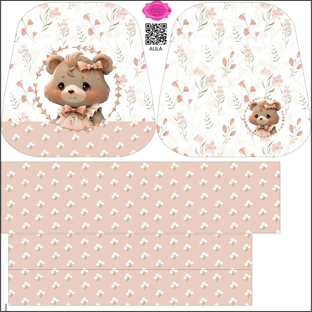 267 - 143 MOCHILA LARISSA.jpg 2 MOCHILA LARISSA - 267-143 - Imagem 1