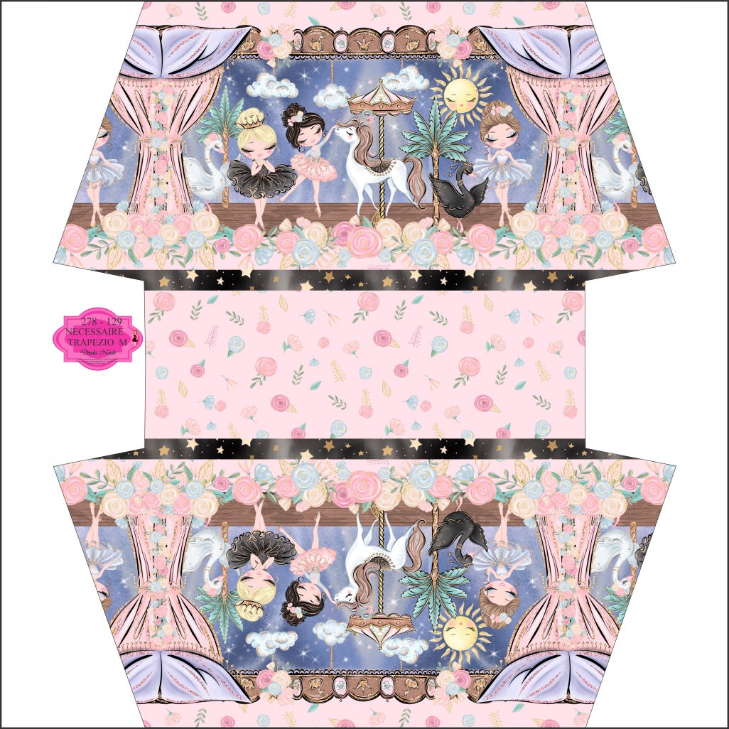 278 - 129 NECESSAIRE TRAPEZIO 278 - 129 NECESSAIRE TRAPEZIO M - Imagem 1