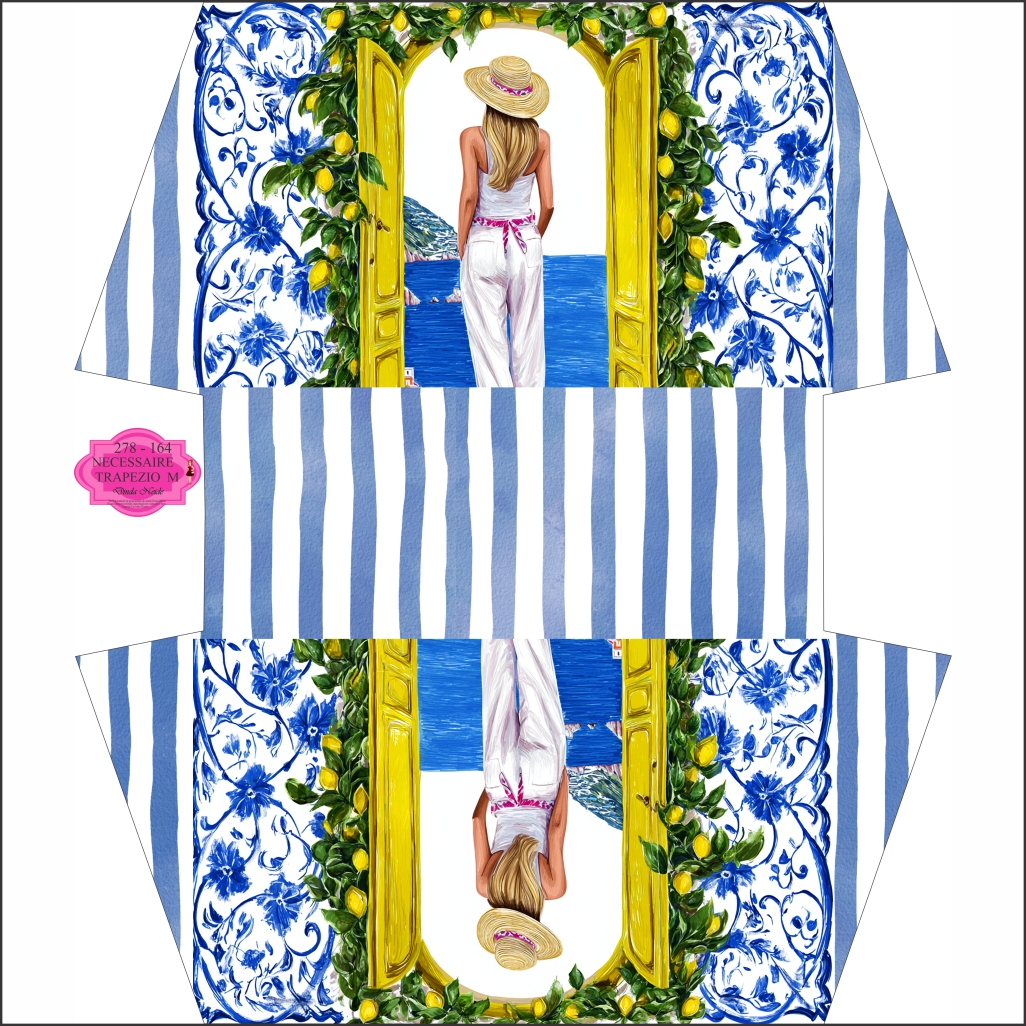 278 - 164 NECESSAIRE TRAPEZIO 278 - 164 NECESSAIRE TRAPEZIO M - Imagem 1