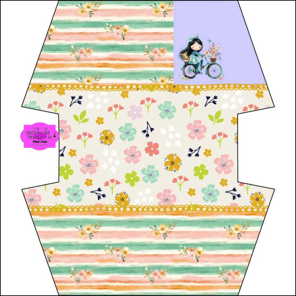 278 - 74 NECESSAIRE TRAPEZIO M