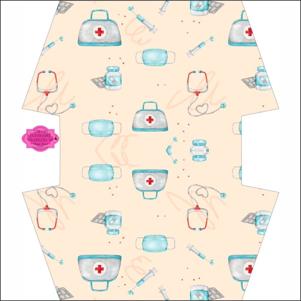 278 - 81 NECESSAIRE TRAPEZIO M
