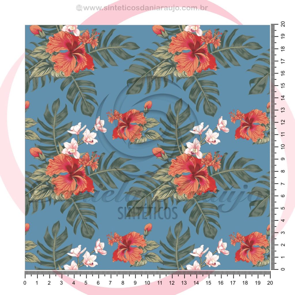 FLORAL HIBISCO 18828 - 2